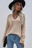 DEEP V NECK TOPS - Doublju