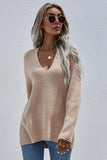 DEEP V NECK TOPS - Doublju