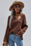 DEEP V NECK TOPS - Doublju