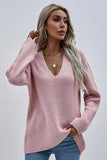 DEEP V NECK TOPS - Doublju