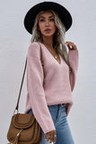 DEEP V NECK TOPS - Doublju