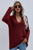 DEEP V NECK TOPS - Doublju