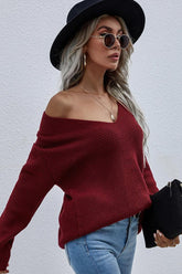 DEEP V NECK TOPS - Doublju