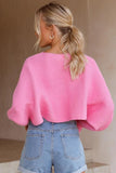 LOOSE STRAPLESS LARGE SIZE SOLID COLOR SWEATER - Doublju