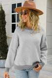 WOMENS ZIG ZAG PATTERNED SWEATER TOP - Doublju