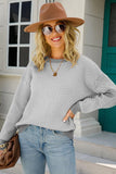 WOMENS ZIG ZAG PATTERNED SWEATER TOP - Doublju