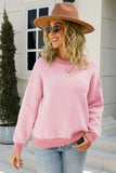 WOMENS ZIG ZAG PATTERNED SWEATER TOP - Doublju
