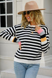 WOMENS STRIPE CASUAL TOP - Doublju