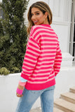 WOMENS STRIPE CASUAL TOP - Doublju