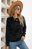 WOMENS ROUND NECK LONGSLEEVE TOP - Doublju