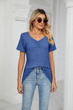SUMMER PLEATED NEW CASUAL TOP - Doublju