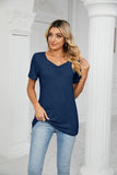 SUMMER PLEATED NEW CASUAL TOP - Doublju