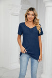 SUMMER PLEATED NEW CASUAL TOP - Doublju