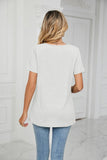 SUMMER PLEATED NEW CASUAL TOP - Doublju