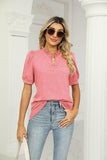 SUMMER SHORT SLEEVE CASUAL TOP - Doublju