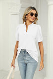 SUMMER SHORT SLEEVE CASUAL TOP - Doublju