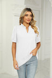 SUMMER SHORT SLEEVE CASUAL TOP - Doublju