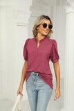 SUMMER SHORT SLEEVE CASUAL TOP - Doublju