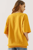 OVERSIZED SWEATSHIRT WITH KANGAROO POCKET - Doublju