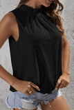 TIED HALTER NECK PUNCHING TOP - Doublju