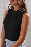 TIED HALTER NECK PUNCHING TOP - Doublju