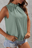 TIED HALTER NECK PUNCHING TOP - Doublju