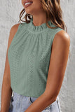 TIED HALTER NECK PUNCHING TOP - Doublju