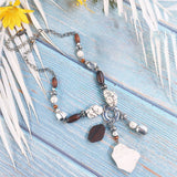 POPULAR RETRO SPECIAL SHAPED WOODEN BEAD NECKLACE_CWAJE1576