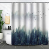 FOREST DIGITAL PRINTING SHOWER CURTAIN_CWMM1800