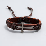 SIMPLE ADJUSTABLE VINTAGE LEATHER BRACELET_CWMM4462