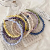 SIMPLE SOLID COLOR PLEATED HEADBAND_CWAHA1703