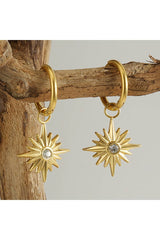 18K Gold Plated Stainless Steel Earrings_Cwaje0398