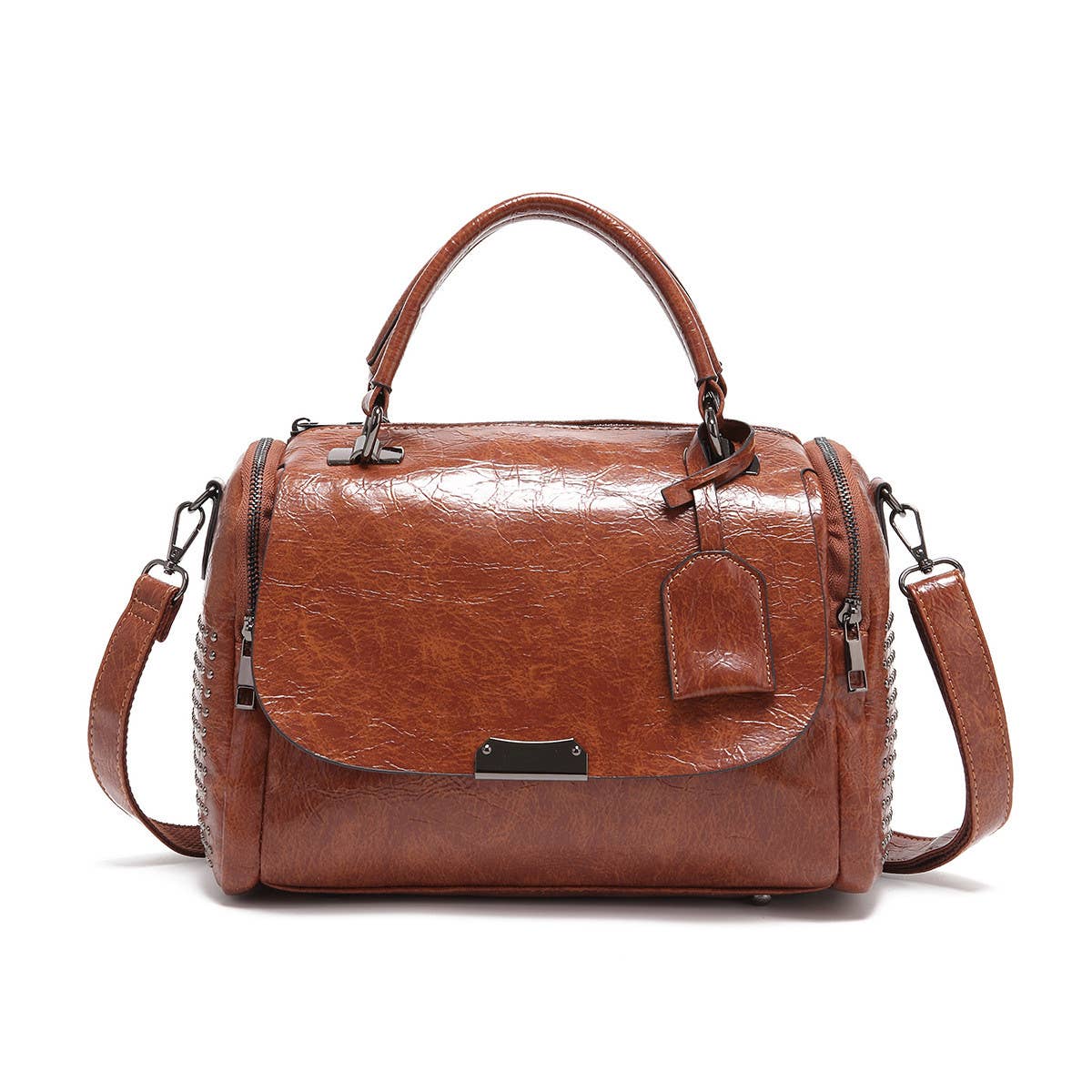 Large Capacity Soft Leather One-Shoulder Handbag_Cwab0932