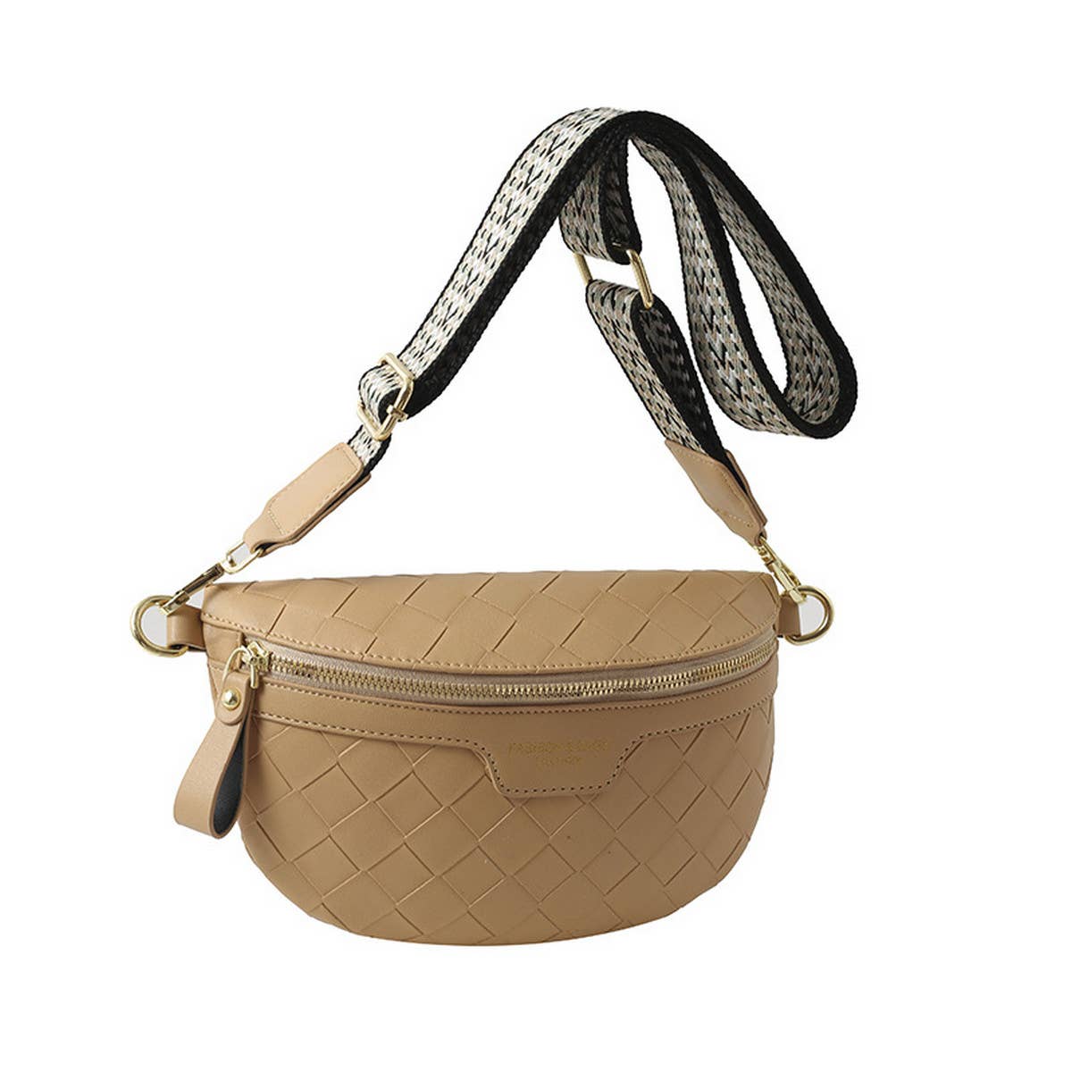 New Plaid Pu Chest Bag Crossbody Bag_Cwab2082