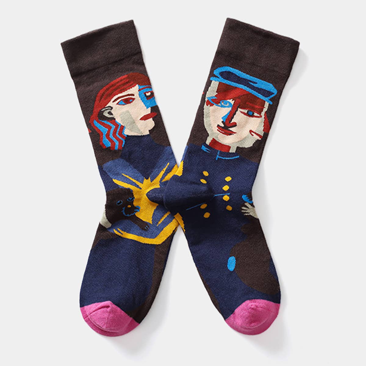 STREET SKATEBOARDING MID TUBE TIDE SOCKS_CWMS0164