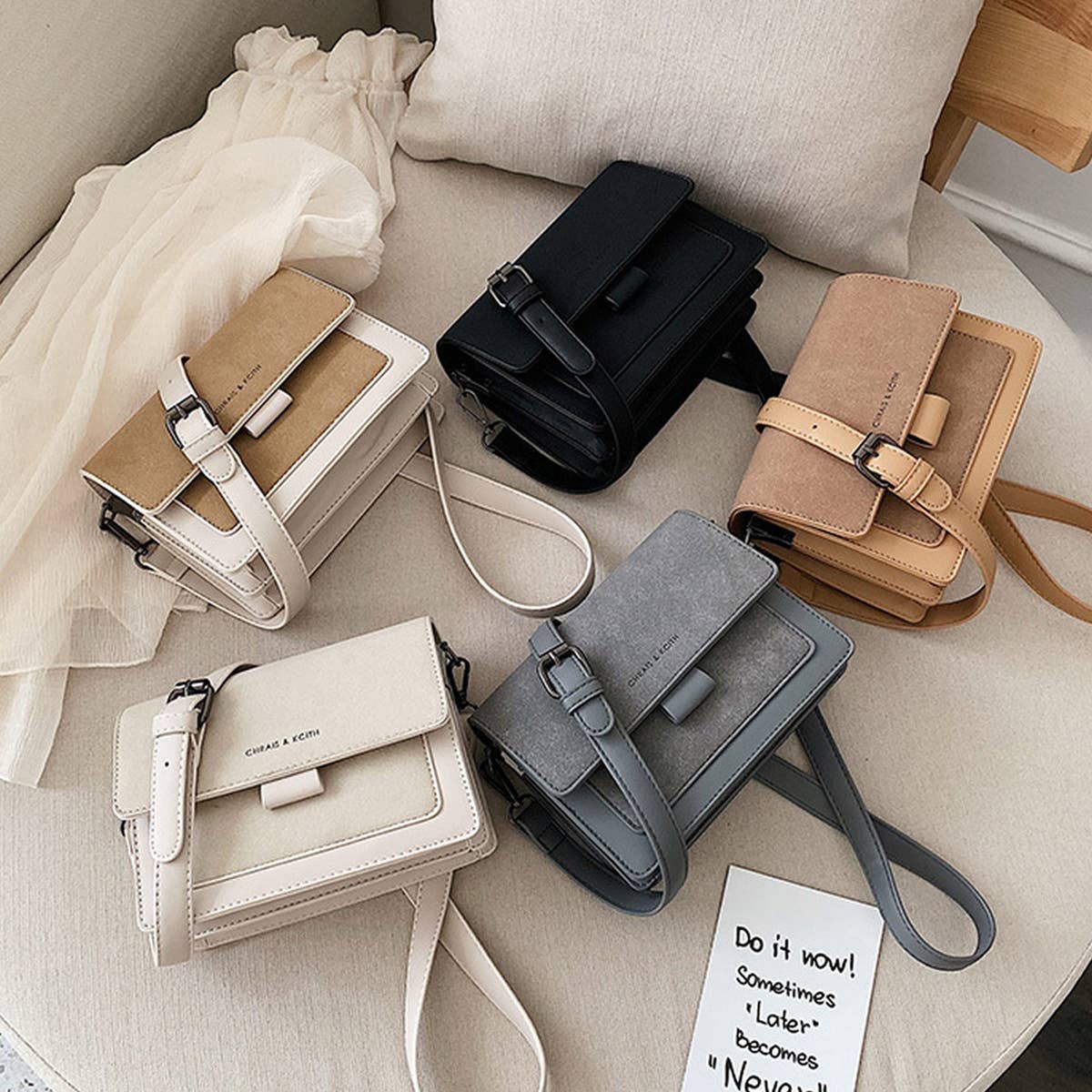 RETRO SMALL SQUARE HANDBAG SHOULDER BAG_CWAB1547