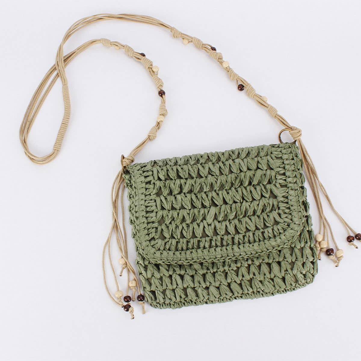 FASHIONABLE HOLIDAY WOVEN SMALL SQUARE BAG_CWAB4717