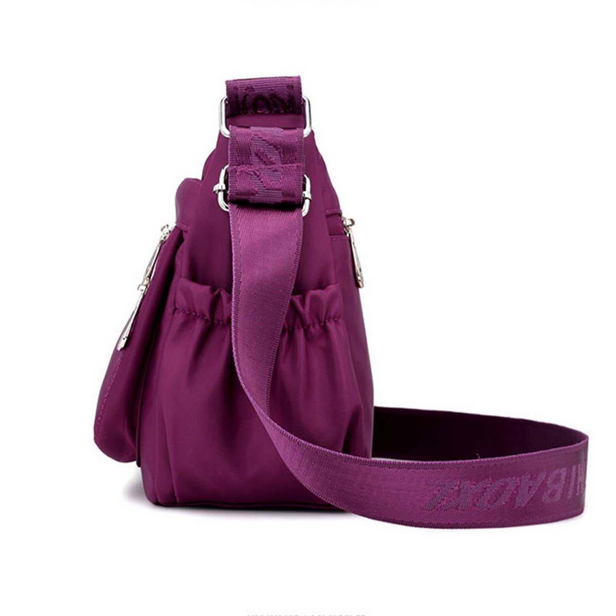 NYLON WATER REPELLENT CROSSBODY SHOULDER BAG_CWASC1744