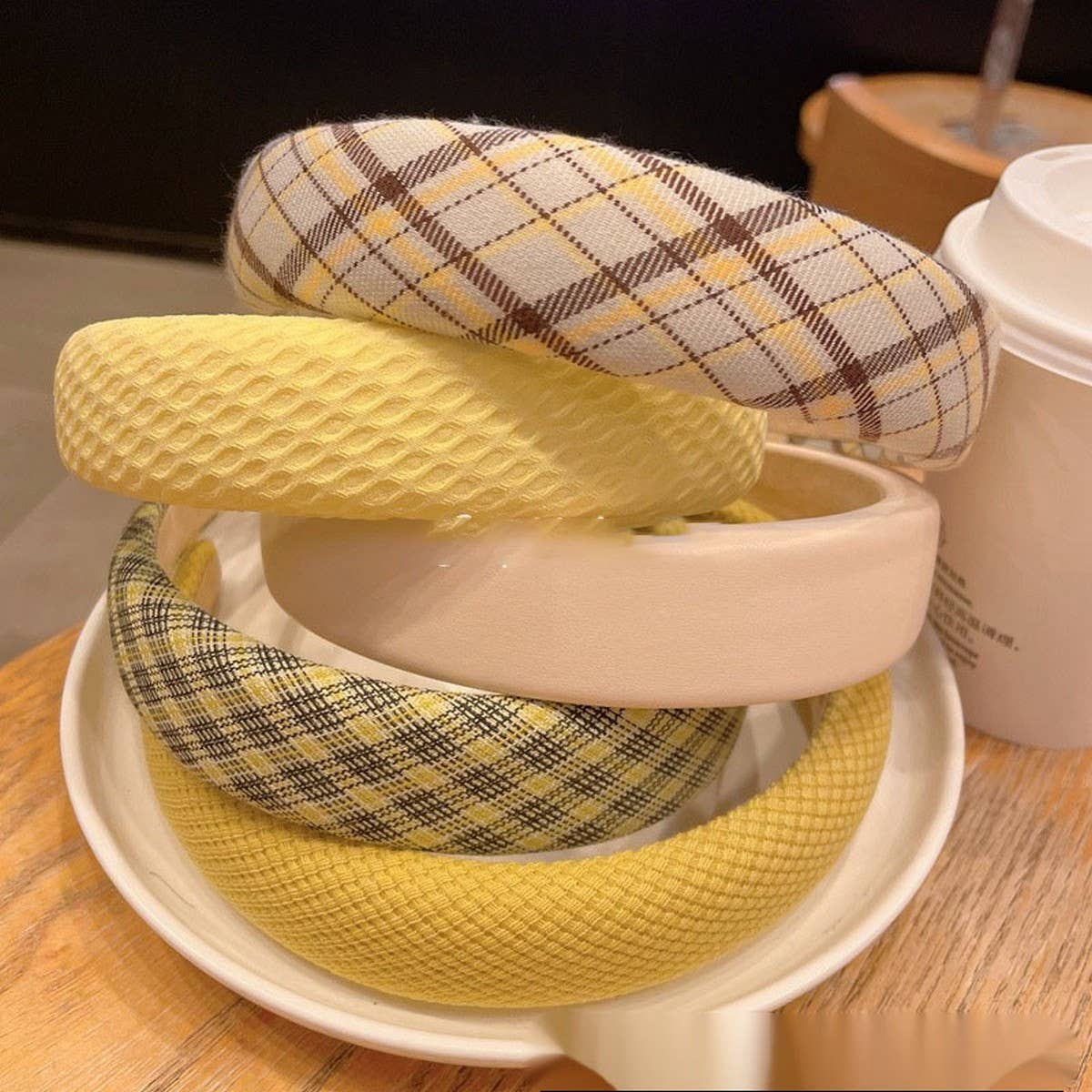 FRESH AND SWEET YELLOW ALL MATCH HEADBAND_CWAHA2390