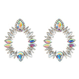 COLORFUL CRYSTAL GEOMETRIC DROP STUD EARRINGS_CWAJE0536