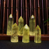 CITRINE CRYSTAL POINT HEX TOWER_CWMM8101