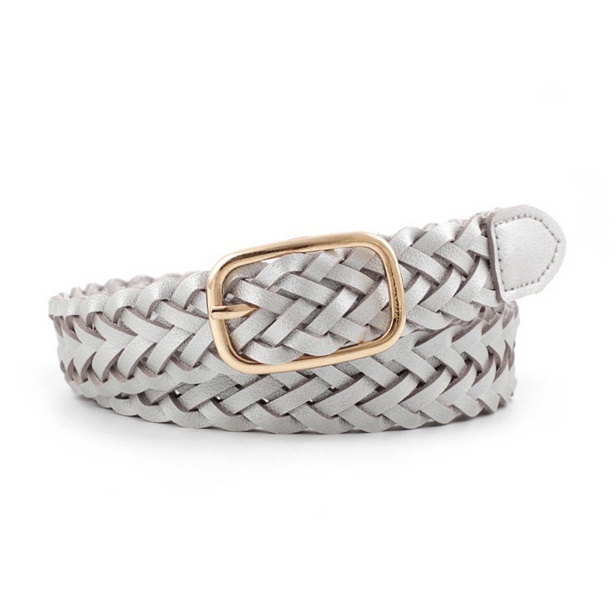 Cwabe0892_All-Match Square Buckle Twist Belt
