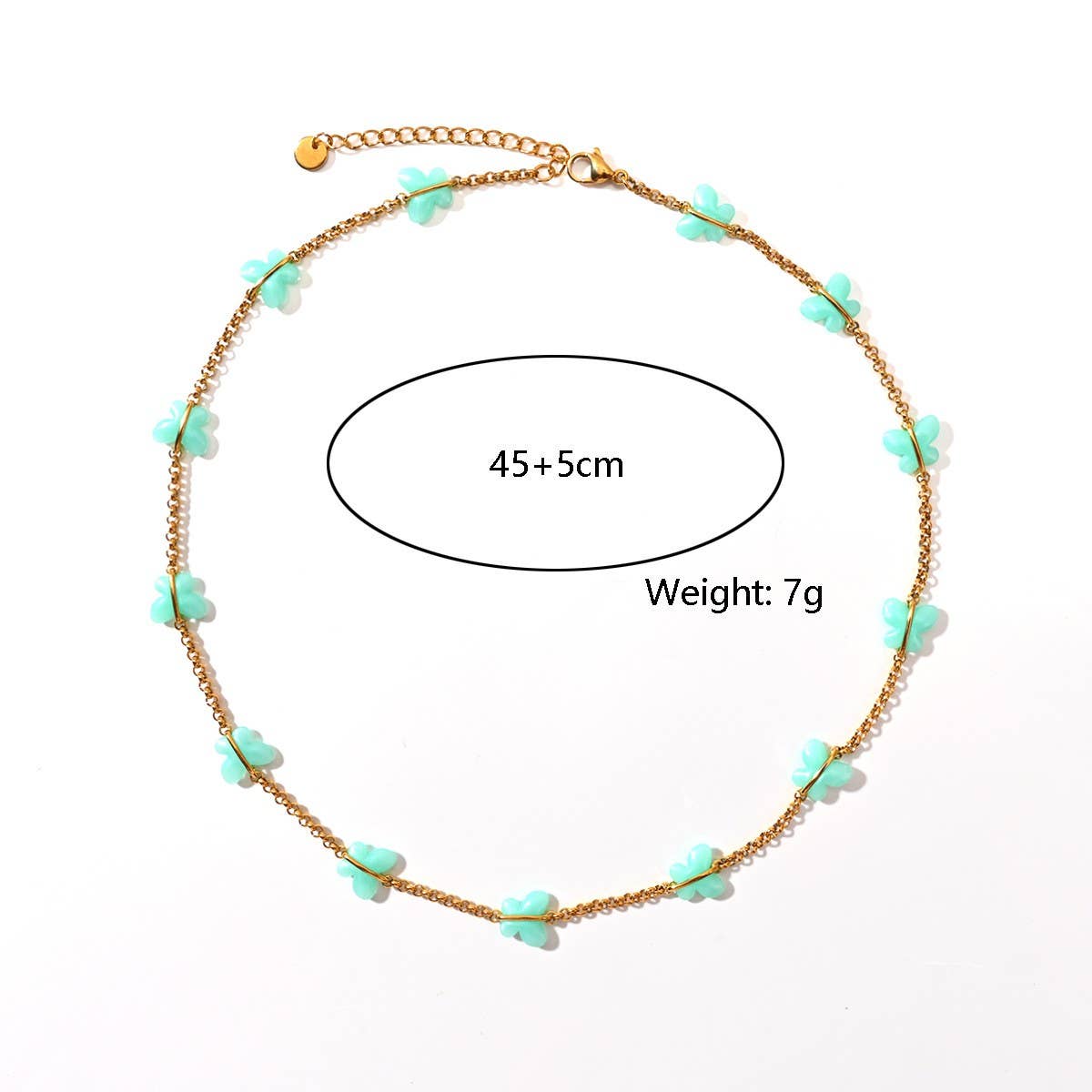 MINIMALIST 18K STEEL BUTTERFLY OCEAN PENDANT_CWMM8821