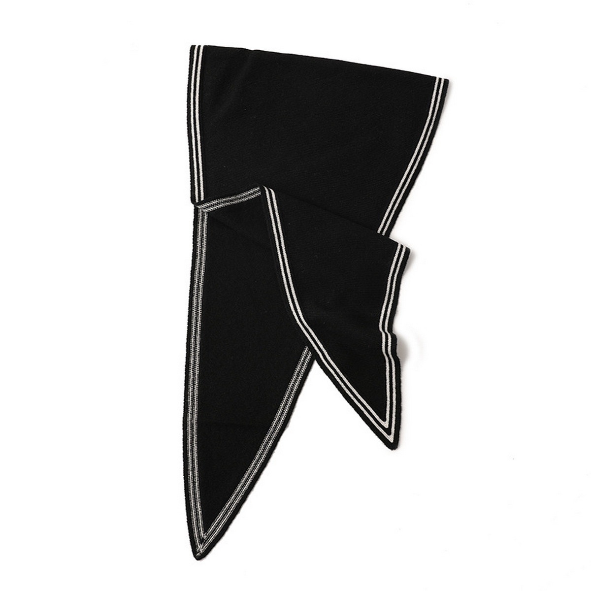 LIGHTWEIGHT KNIT WRAP SOFT TRIANGLE NECK SCARF_CWASC2704