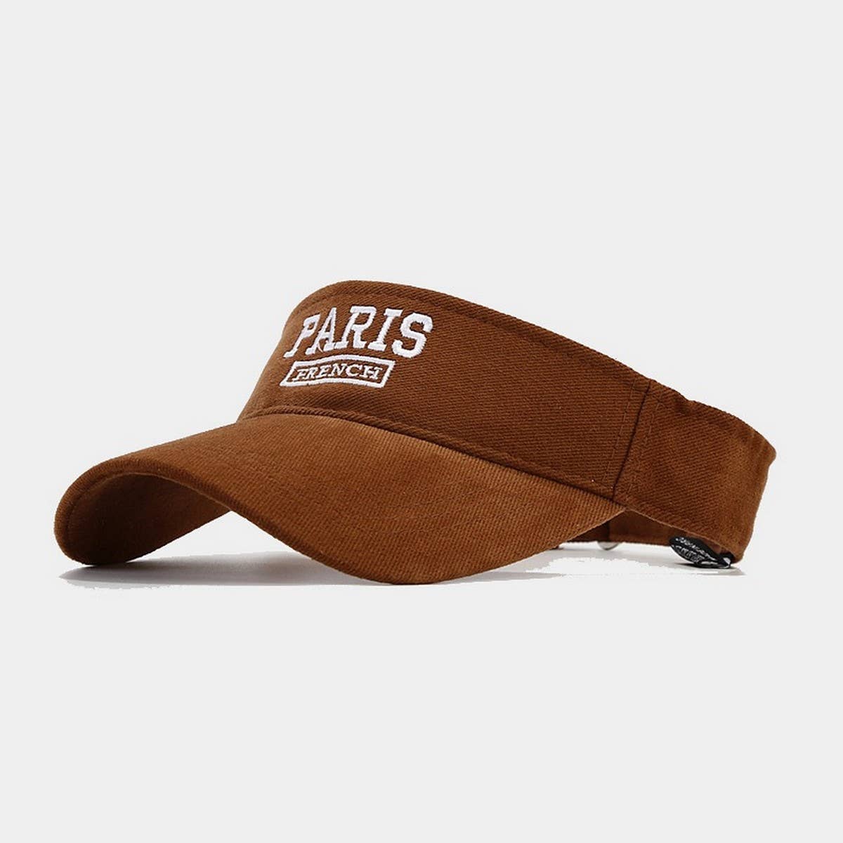 PARIS EMBROIDERED VISOR HAT SUMMER BASEBALL CAP_CWAH3302