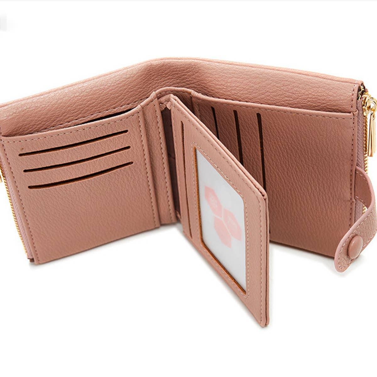 Women Fashion Double Zipper Wallet_Cwab1242