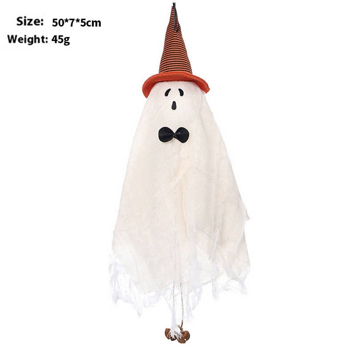 HANGING WHITE WITCH GHOST HALLOWEEN PROP_CWMM9876