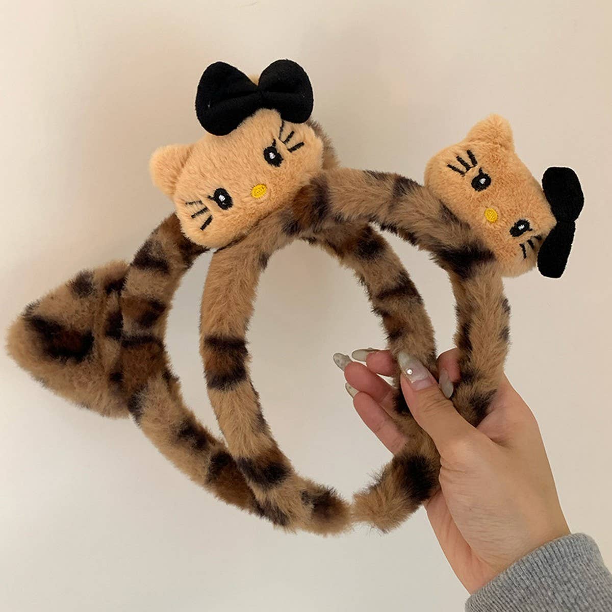 SWEET AND COOL LEOPARD PRINT HEADBAND HAIRPIN_CWAHA4034