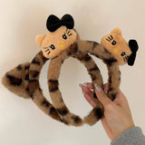 SWEET AND COOL LEOPARD PRINT HEADBAND HAIRPIN_CWAHA4034