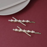 FLOWER PEARL BANGS CLIP ONE LINE CLIP CUTE HAIRPIN_CWAHA4756